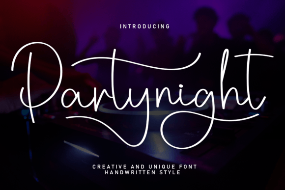 Partynight: A Handwritten Font Full of Warmth and Style