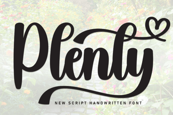 Plenty: A Handwritten Font with Timeless Appeal