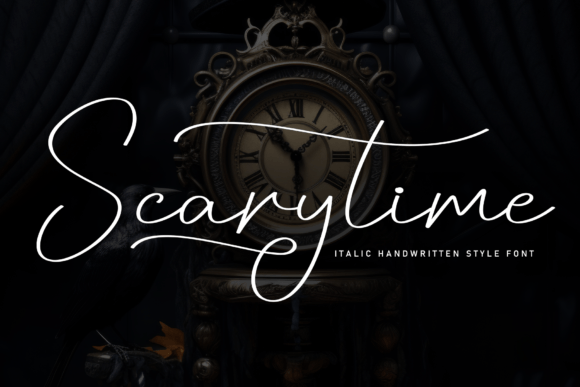Scarytime: A Handwritten Font with Timeless Charm