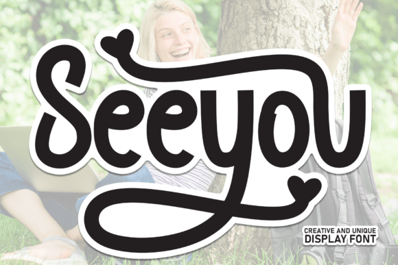 Seeyou: A Flowing Handwritten Display Font